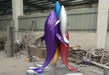 海豚雕塑廠(chǎng)家 海豚群雕 提供海豚群雕雕塑