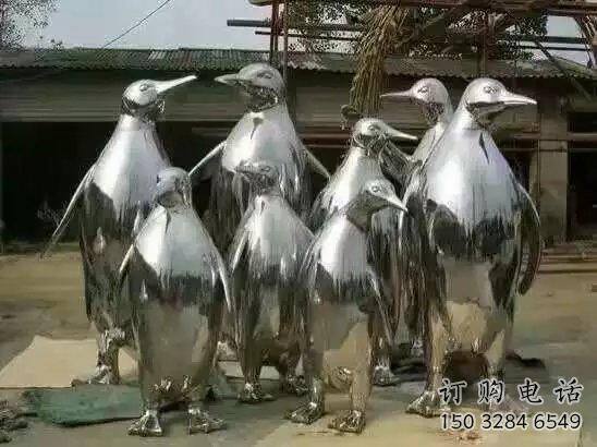 企鵝雕塑廠家 鏡面動物 不銹鋼鏡面企鵝雕塑制作 企鵝雕塑廠家 鏡面動物 不銹鋼鏡面企鵝雕塑制作
