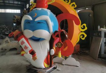 月老雕塑 彩繪人偶擺件 戶(hù)外月老雕塑廠(chǎng)家