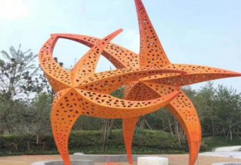 切面海星雕塑 噴漆海洋擺件 廣場風景區(qū)海星雕塑廠家