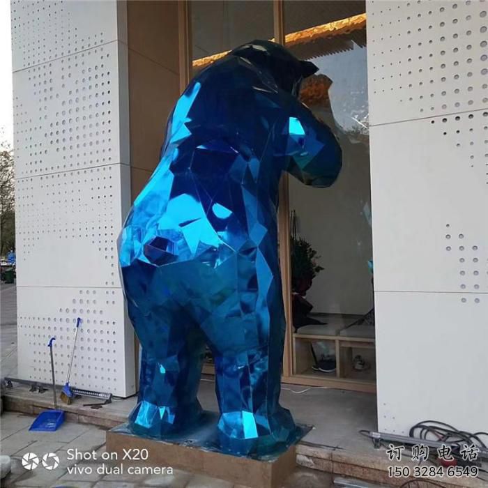 商場熊雕塑廠家 中式室內(nèi)小品 酒店拉絲熊雕塑 商場熊雕塑廠家 中式室內(nèi)小品 酒店拉絲熊雕塑