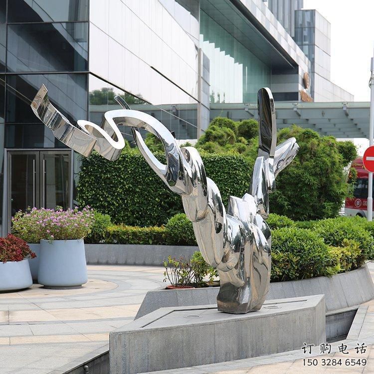 公園貓雕塑廠家 中式啞光小品 風(fēng)景區(qū)幾何貓雕塑