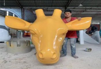 步行街牛頭雕塑廠家 創(chuàng)意公園擺件 戶(hù)外抽象牛頭雕塑   