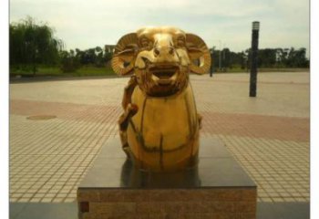 風景區(qū)十二生肖雕塑廠家 中式創(chuàng)意擺件 電鍍十二生肖雕塑