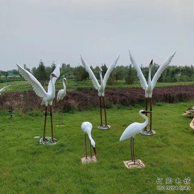 烤漆仙鶴雕塑廠家 戶外烤漆擺件 公園仿真仙鶴雕塑 烤漆仙鶴雕塑廠家 戶外烤漆擺件 公園仿真仙鶴雕塑