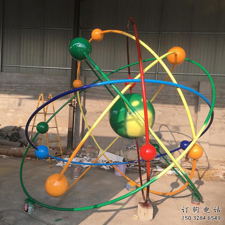 現(xiàn)代星球雕塑廠(chǎng)家 鏤空創(chuàng)意擺件 別墅區(qū)不銹鋼星球雕塑