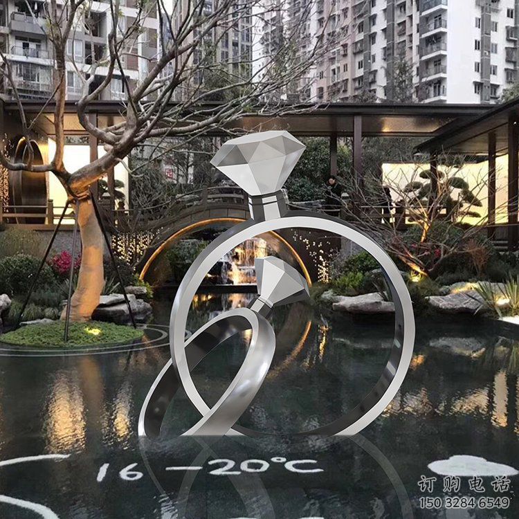 酒店戒指雕塑廠家 戶外小品 創(chuàng)意不銹鋼戒指雕塑 酒店戒指雕塑廠家 戶外小品 創(chuàng)意不銹鋼戒指雕塑
