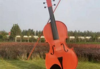 大型提琴雕塑廠家 抽象小品  戶外不銹鋼提琴雕塑