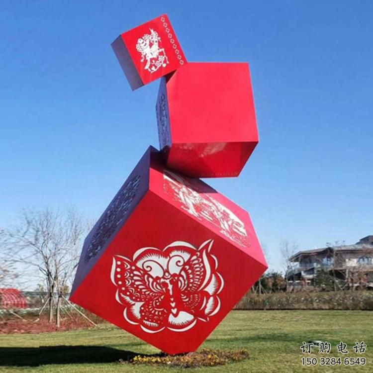 創(chuàng)意幾何體雕塑廠家 廣場(chǎng)小品 公園不銹鋼幾何體雕塑廠