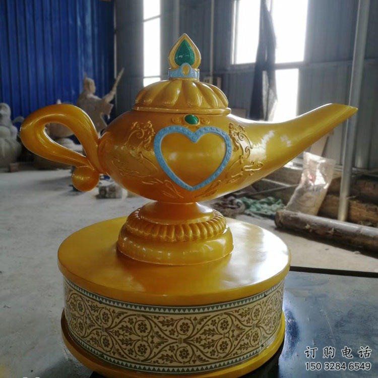 烤漆水壺雕塑廠家 廣場(chǎng)小品 現(xiàn)代不銹鋼水壺雕塑廠