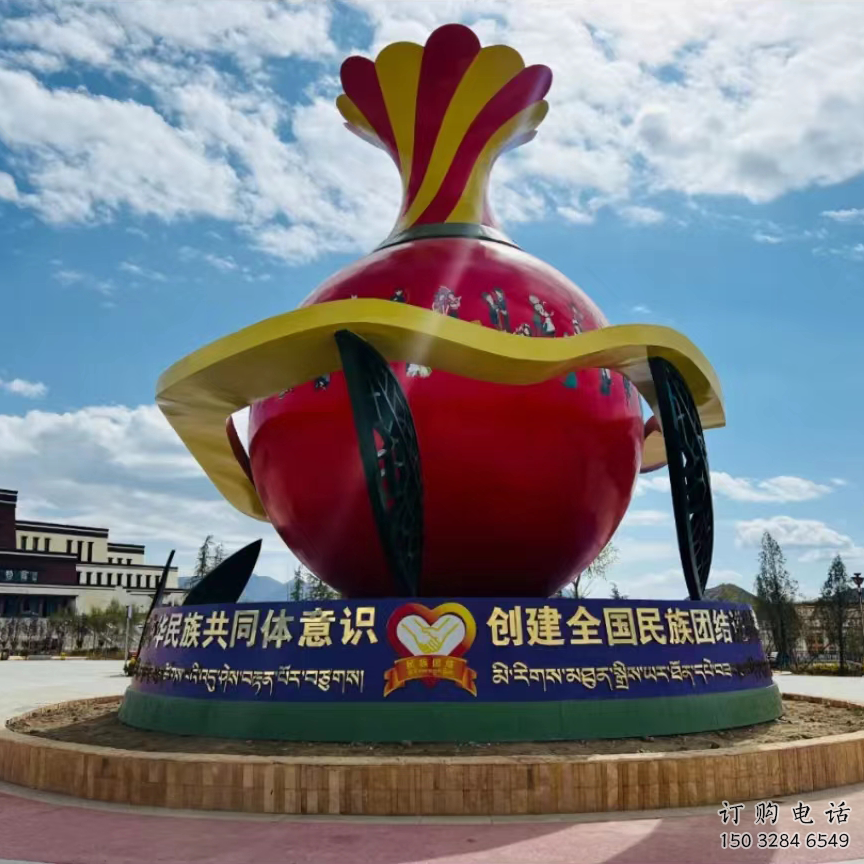 商業(yè)街花瓶雕塑廠家 戶外擺件 大型不銹鋼花瓶雕塑廠