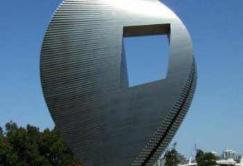 切面市政雕塑廠家 庭院擺件 廣場(chǎng)不銹鋼市政雕塑廠