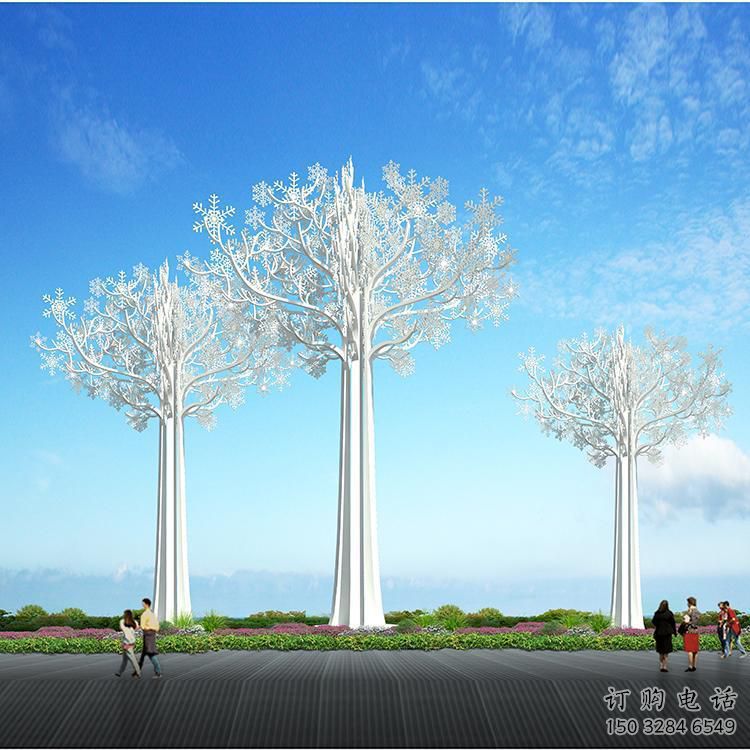 歐式雪花雕塑廠家 抽象擺件 創(chuàng)意不銹鋼雪花雕塑制作