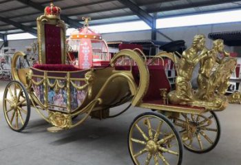 大型馬車(chē)雕塑廠家 歐式小品 創(chuàng)意不銹鋼馬車(chē)雕塑廠