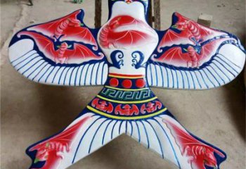 烤漆風(fēng)箏雕塑廠家 創(chuàng)意小品 戶(hù)外不銹鋼風(fēng)箏雕塑加工廠