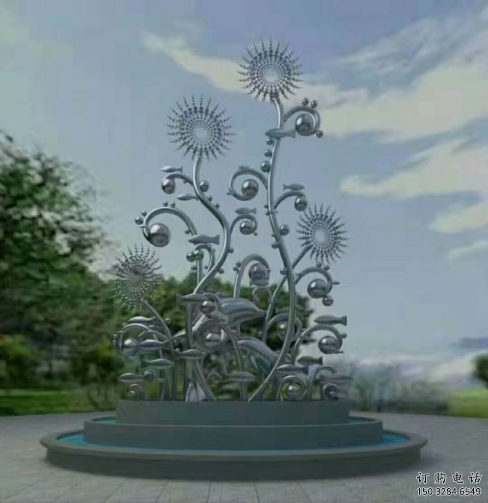 戶外風(fēng)鈴雕塑廠家 現(xiàn)代創(chuàng)意小品 大型不銹鋼風(fēng)鈴雕塑廠
