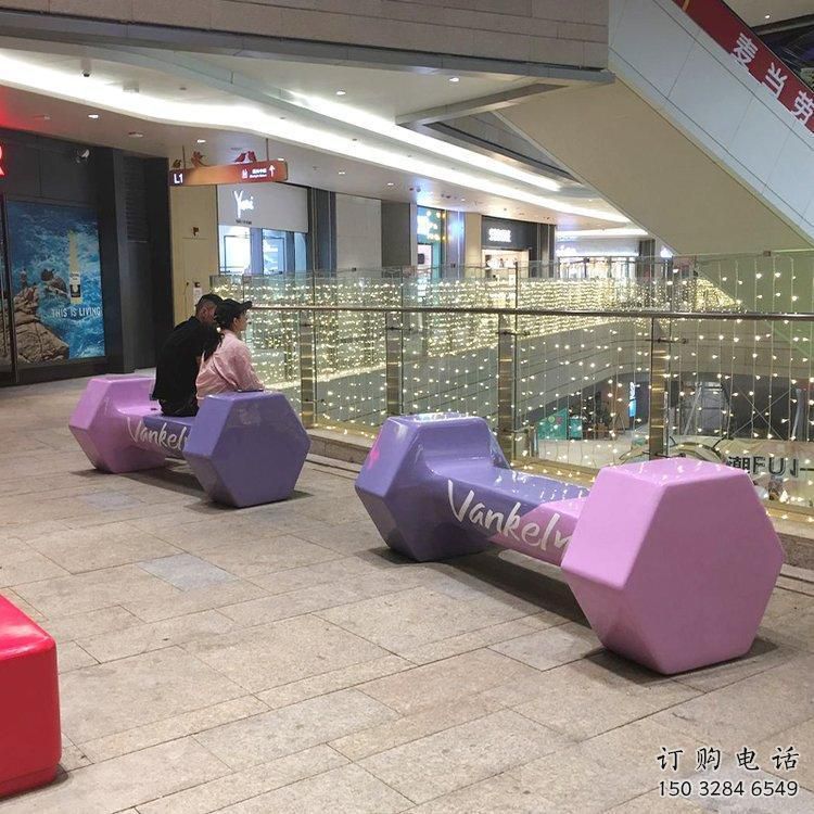 烤漆啞鈴雕塑廠家 戶外廣場(chǎng)小品 商場(chǎng)不銹鋼啞鈴雕塑廠