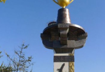 商業(yè)街獎(jiǎng)杯雕塑廠(chǎng)家 公園廣場(chǎng)擺件 大型不銹鋼獎(jiǎng)杯雕塑廠(chǎng)