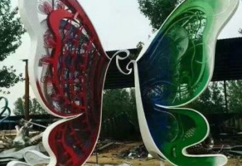 公園蝴蝶結雕塑廠家 戶外創(chuàng)意現(xiàn)代擺件 