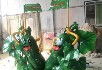 大型黃瓜雕塑廠家 鍛造小品 現(xiàn)代黃瓜雕塑價格