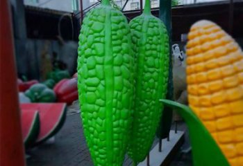 異形黃瓜雕塑廠家 現(xiàn)代公園小品 廣場黃瓜雕塑定制