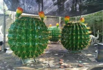 抽象仙人掌雕塑廠(chǎng)家 戶(hù)外創(chuàng)意小品 現(xiàn)代仙人掌雕塑制作