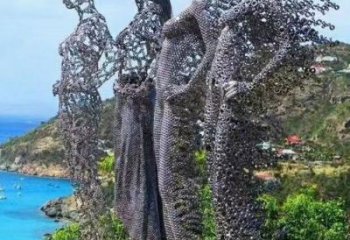 烤漆少女雕塑廠家 廣場(chǎng)小品  拉絲不銹鋼少女雕塑廠