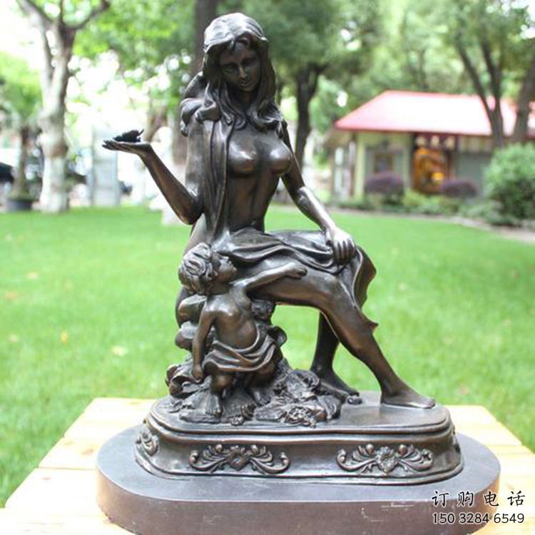 廣場母愛雕塑廠家 戶外小品  現(xiàn)代不銹鋼母愛雕塑廠