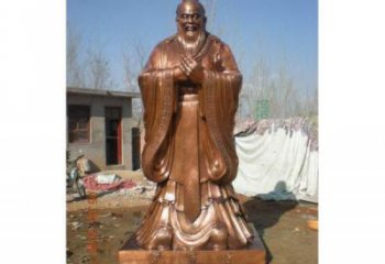 仿古孔子雕塑廠家  戶(hù)外小品  校園孔子雕塑制作廠