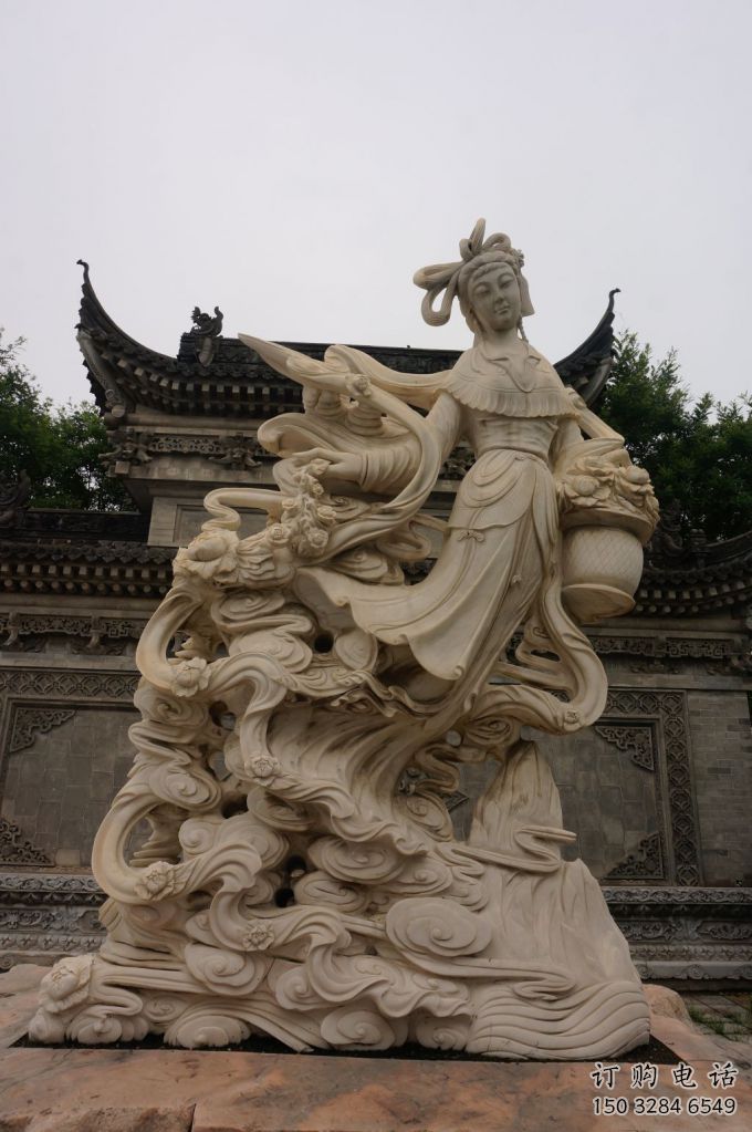 彩繪天女散花雕塑廠家 創(chuàng)意擺件 街頭天女散花雕塑廠 彩繪天女散花雕塑廠家 創(chuàng)意擺件 街頭天女散花雕塑廠