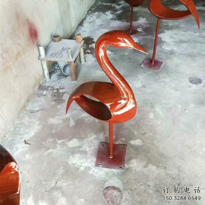 保定操場鳥類雕塑，景觀題材，鍍銅工藝