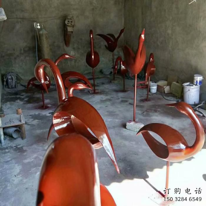 廣西醫(yī)院鳥類雕塑，海洋擺件，拉絲工藝