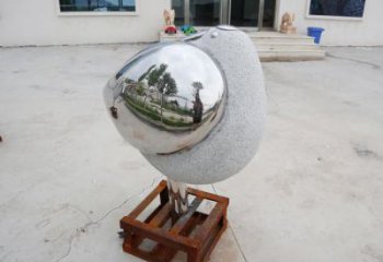 福建售樓部鳥類雕塑，景觀題材，抽象工藝