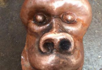 安徽校園猩猩雕塑，動物題材，仿古工藝