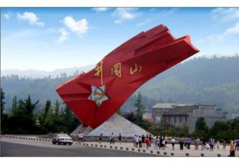 選用紅旗雕塑廠家，革命黨建雕塑，抽象效果