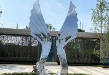 戶外翅膀雕塑廠家，公園歐式雕塑，公園工藝