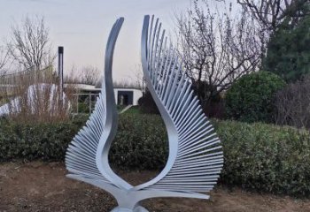 幼兒園翅膀雕塑生產(chǎn)廠家，鐵藝文化雕塑，鑄造制作