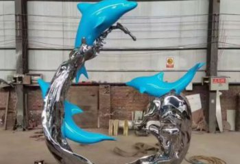 浪花雕塑廠家，抽象藝術(shù)造型，戶外廣場(chǎng)小品