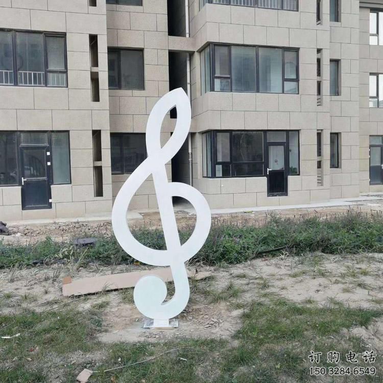 選用街道音符雕塑 現(xiàn)代景觀擺件 彩繪雕塑效果圖