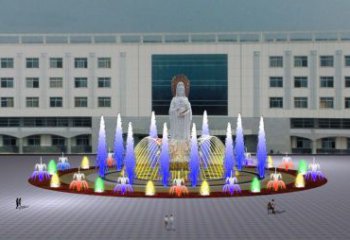 冷霧搖擺噴泉雕塑，循環(huán)噴水模式噴泉雕塑選定