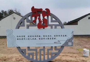 廣場廉政雕塑廠家，黨建文化題材，宣傳標(biāo)識雕塑