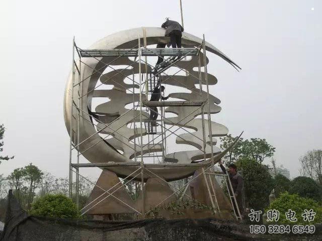 制造喜字雕塑廠家，鋼管組合，不銹鋼喜字雕塑制作