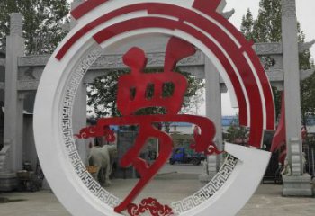 金屬夢(mèng)字雕塑制作，城市裝飾，不銹鋼夢(mèng)字雕塑標(biāo)準(zhǔn)