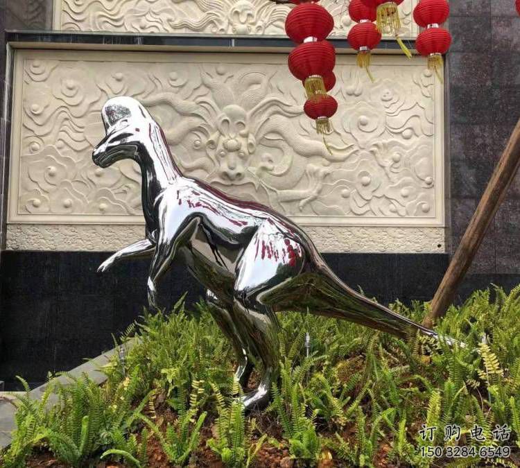 景觀恐龍雕塑精選，陸地擺件，公園鏡面恐龍雕塑精品