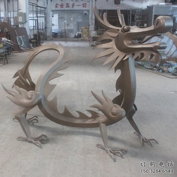 恐龍雕塑通用，街道標(biāo)識，鐵藝恐龍雕塑承接