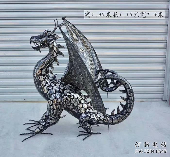 主題恐龍雕塑供給，中式工藝，景觀鐵藝恐龍雕塑精品