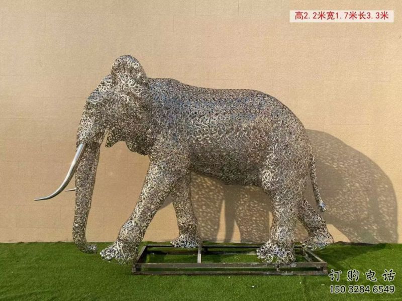 大象雕塑選定，景觀雕塑，景觀鏤空大象雕塑生產(chǎn)商
