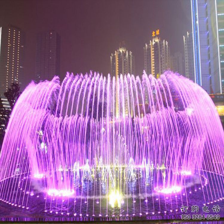 變頻程控噴泉雕塑，高噴循環(huán)噴水方式設(shè)計(jì)