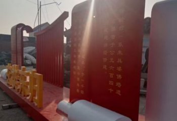 社會(huì)主義雕塑生產(chǎn)廠，黨建標(biāo)識(shí)雕塑，紅色文化宣傳題材