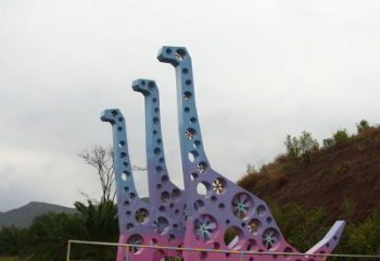 鏤空主題恐龍雕塑生產(chǎn)，透雕系列，戶外恐龍雕塑生產(chǎn)商